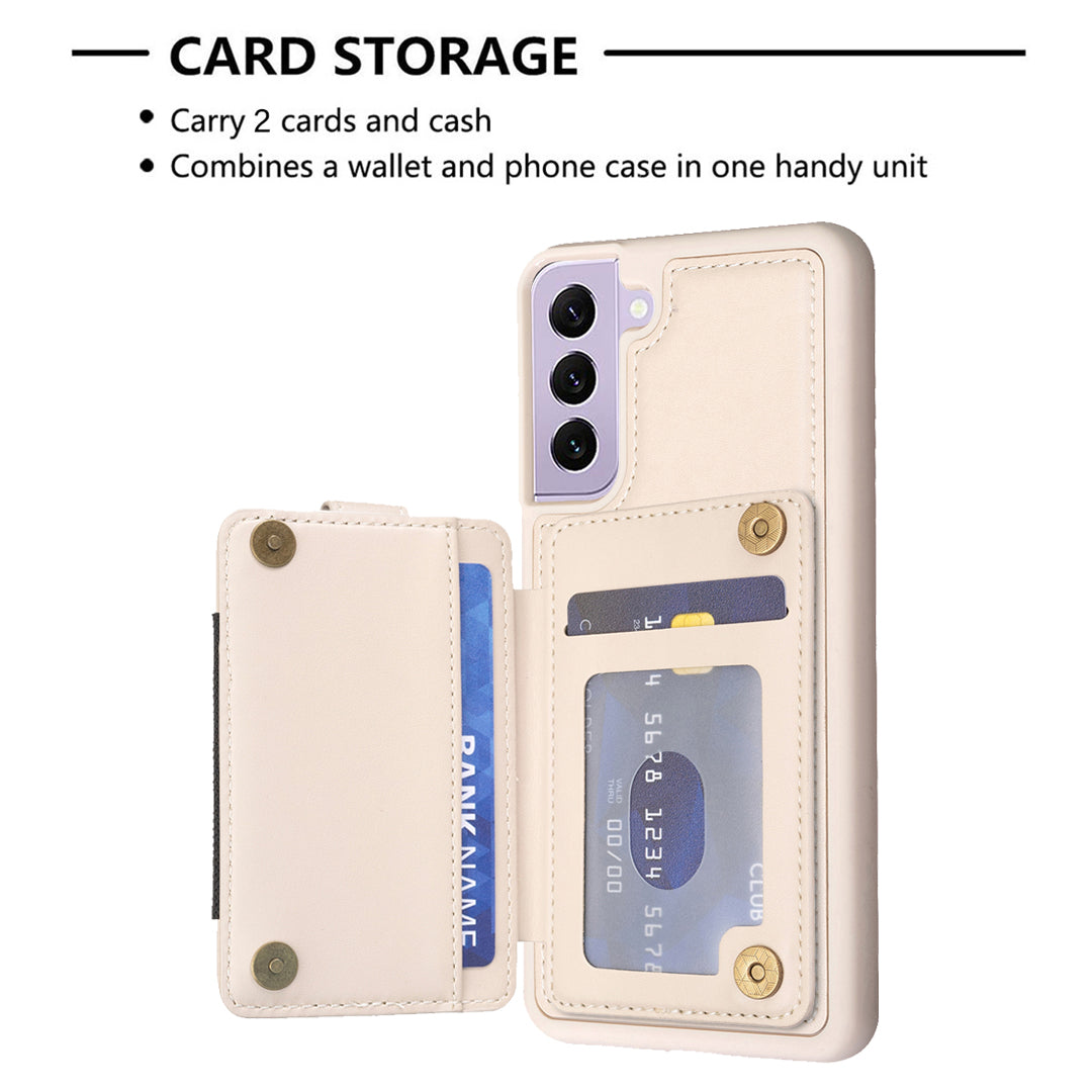 BF27 For Samsung Galaxy S21 FE 5G Ring Kickstand Case PU Leather TPU Back Cover with Card Holder BF27 For Samsung Galaxy S21 FE 5G Ring Kickstand Case PU Leather TPU Back Cover with Card Holder